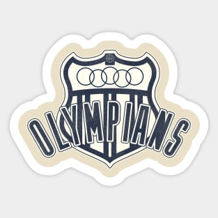 Defunct Indianapolis Olympians Basketball Team Sticker